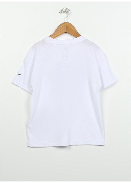 Nike Çocuk Beyaz Bisiklet Yaka Baskılı T-Shirt 86L236-001 NKN YOU DO YOU SS TEE 3