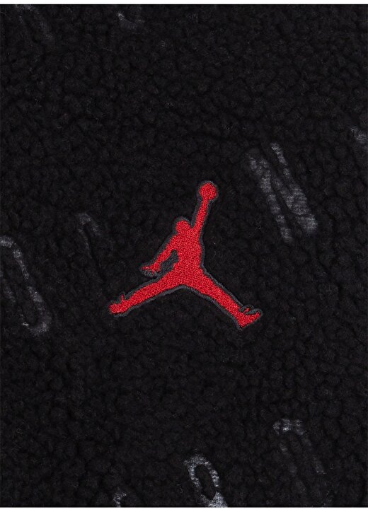 Nike Çocuk Siyah Mont 45C435-023 JDG JACQUARD SHERPA JKT 4