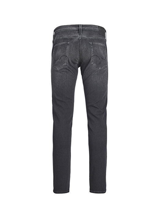 Jack & Jones Düşük Bel Slim Fit Siyah Erkek Denim Pantolon 12237316_JJIGLENN JJICON GE 842 I.K 4