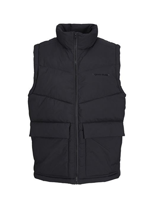 Jack & Jones Siyah Erkek Yelek 12238853_JORVESTERBRO BODYWARMER SN 3