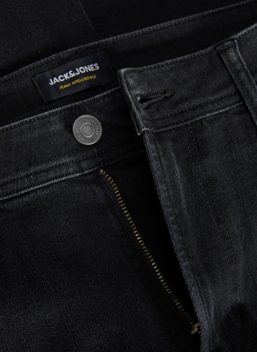 Jack & Jones Düşük Bel Skinny Fit Siyah Erkek Denim Pantolon 12246950_JJILIAM JJORIGINAL SQ 356 3