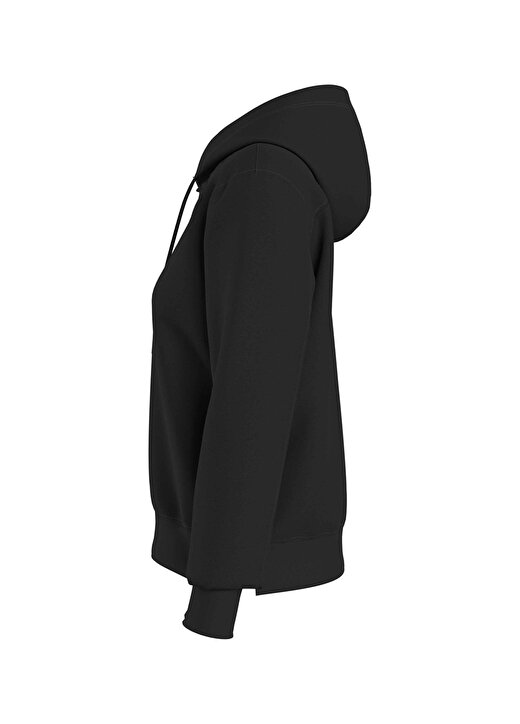 Calvin Klein Jeans Siyah Kadın Kapüşonlu Baskılı Sweatshirt J20J221335 4