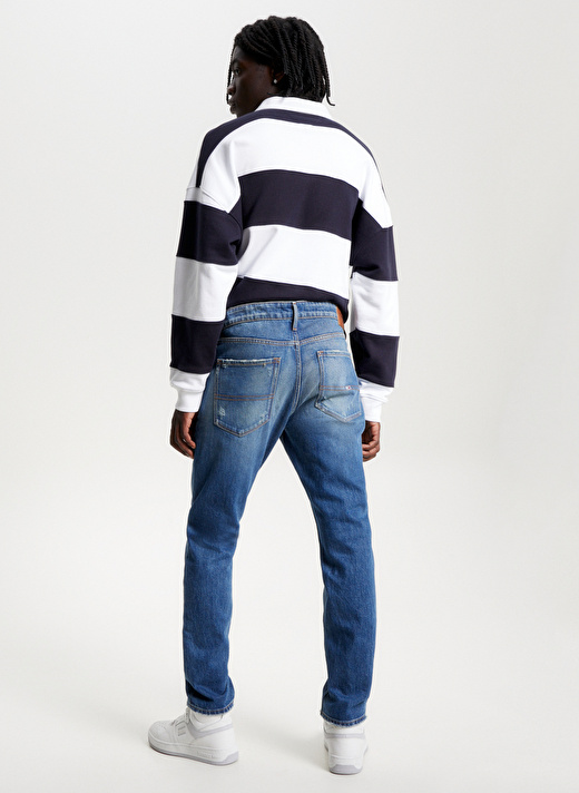 Tommy Jeans Normal Erkek Denim Pantolon DM0DM166621BK 3