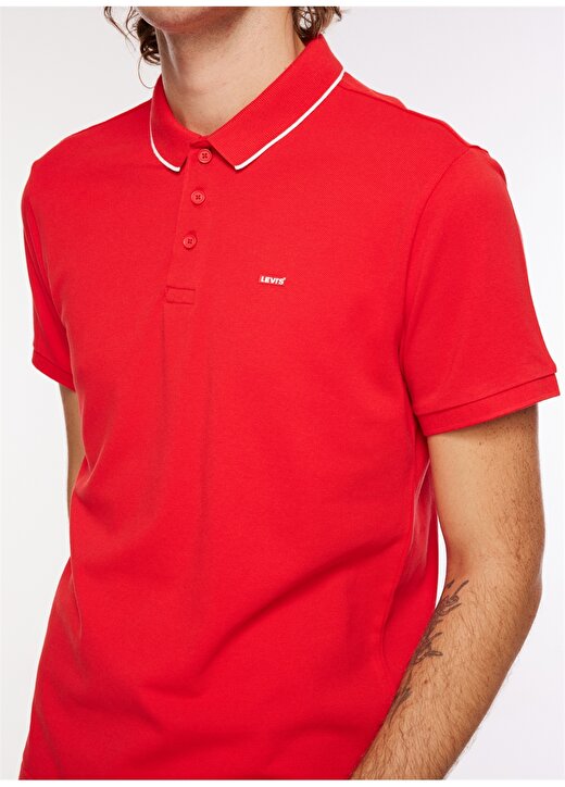 Levis Düz Kırmızı Erkek Polo T-Shirt A1383-0093_BNG BASIC2 POLO RED POLO 4