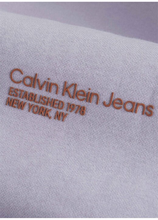 Calvin Klein Jeans Bisiklet Yaka Mor Erkek Sweatshırt J30J323416PC1 3
