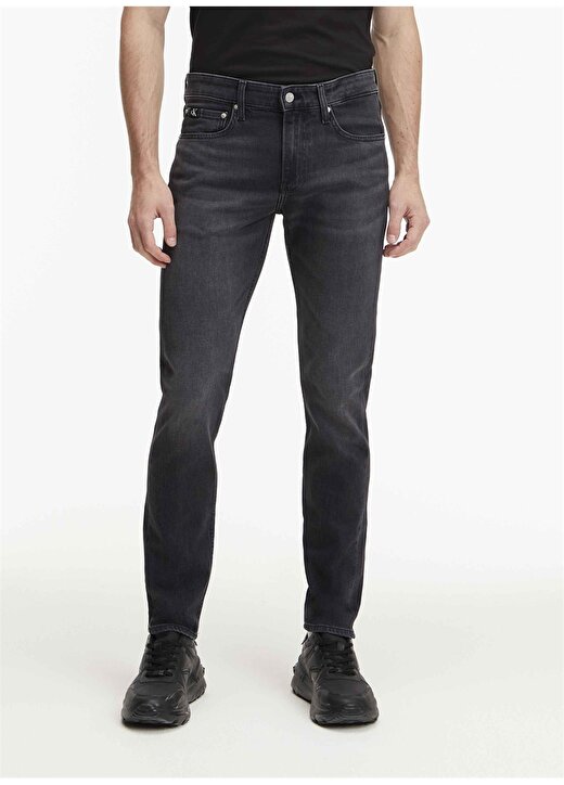 Calvin Klein Jeans Normal Siyah Erkek Denim Pantolon J30J3233601BY 1