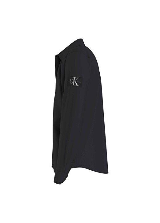 Calvin Klein Jeans Normal Siyah Düz Erkek Gömlek J30J323255BEH 4