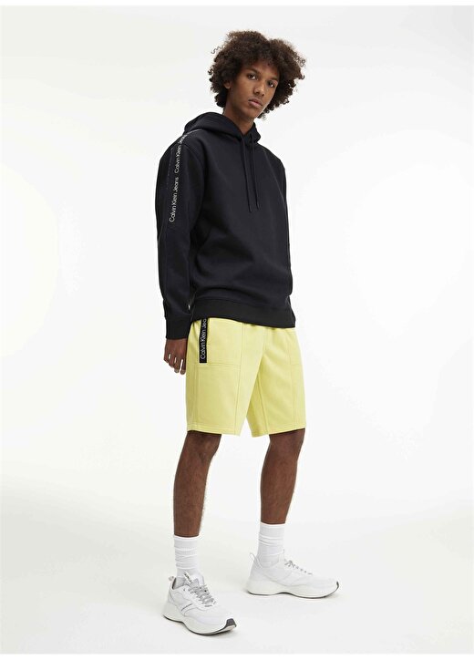 Calvin Klein Jeans Kapüşon Yaka Siyah Erkek Sweatshırt J30J323429BEH 1