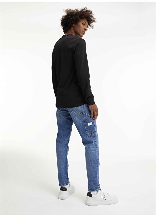 Calvin Klein Jeans Bisiklet Yaka Düz Siyah Erkek T-Shirt J30J323481BEH 1