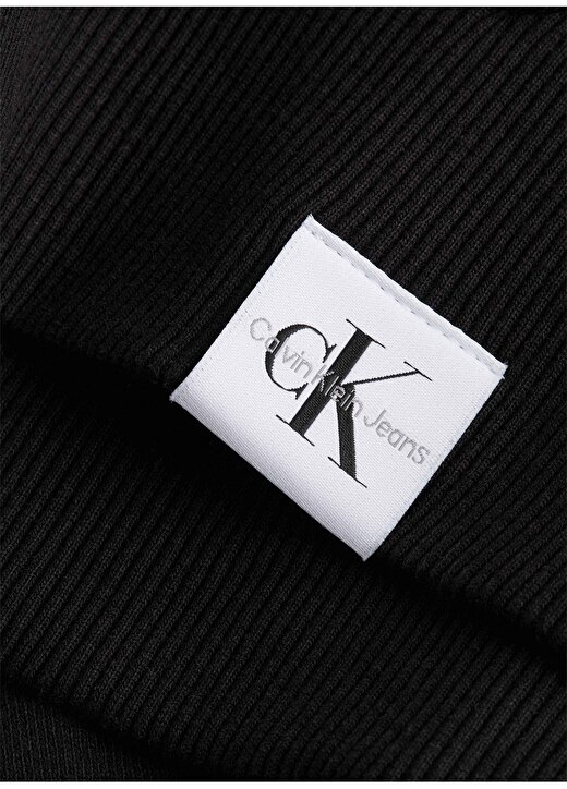 Calvin Klein Jeans Kapüşon Yaka Düz Siyah Kadın Sweatshırt J20J221341 2