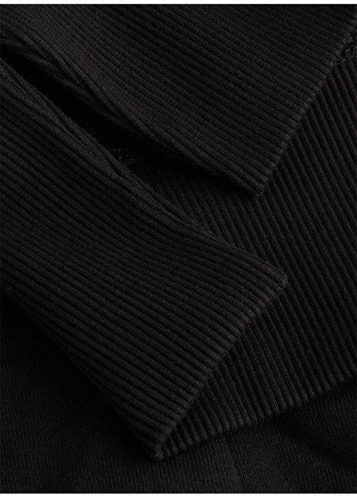 Calvin Klein Jeans Kapüşon Yaka Düz Siyah Kadın Sweatshırt J20J221341 3