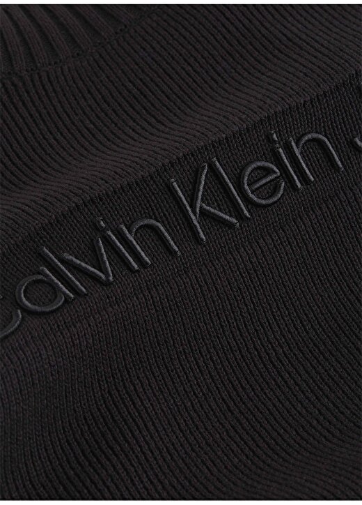 Calvin Klein Jeans Bisiklet Yaka Normal Düz Siyah Erkek Kazak J30J323982BEH 4