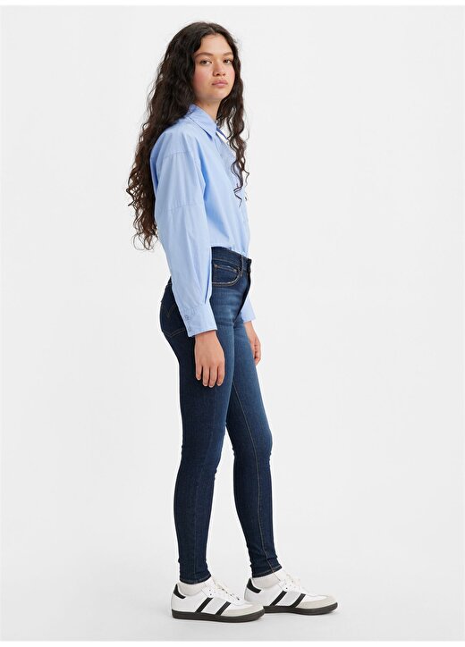 Levis 22791-0235 Koyu Mavi Kadın Yüksek Bel Super Skinny Denim Pantolon 2