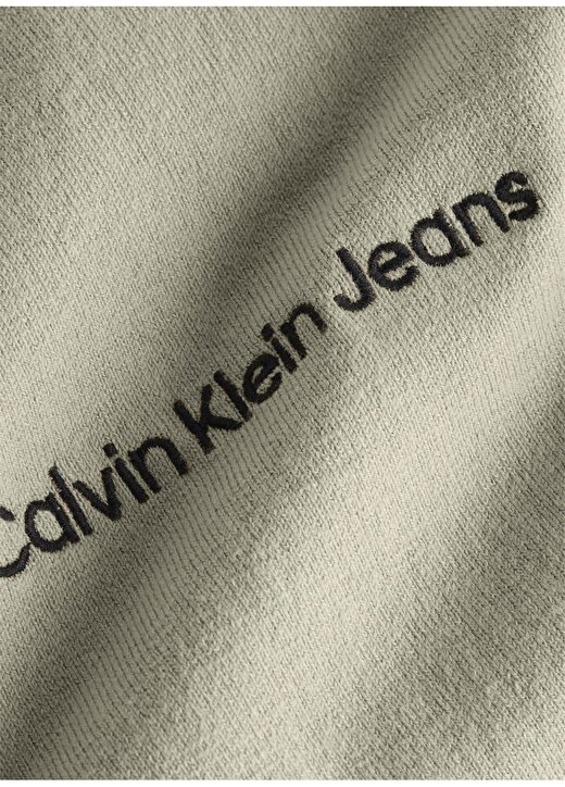 Calvin Klein Jeans Bisiklet Yaka Normal Düz Bej Erkek Kazak J30J324328PED 2