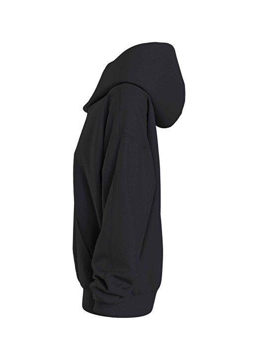 Calvin Klein Jeans Kapüşon Yaka Baskılı Siyah Kadın Sweatshırt J20J222129 4