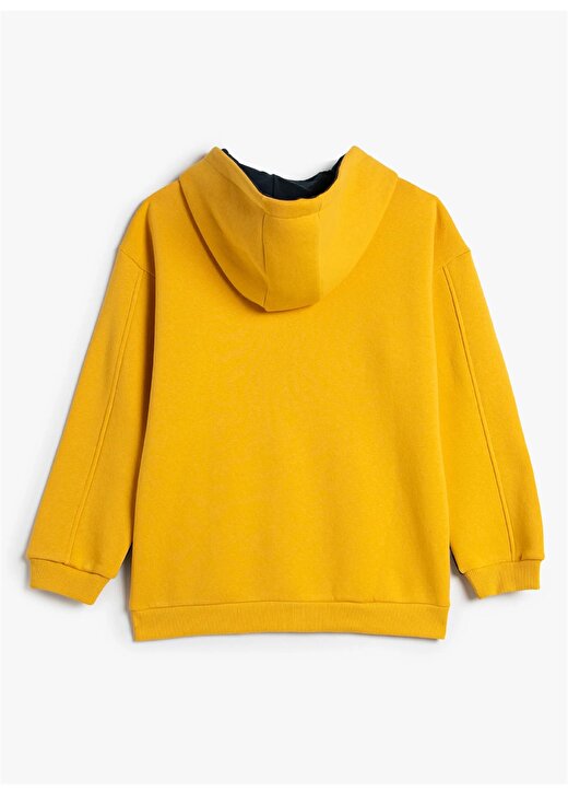 Koton Sarı Erkek Çocuk Uzun Kollu Baskılı Sweatshirt 4WKB10014TK 2