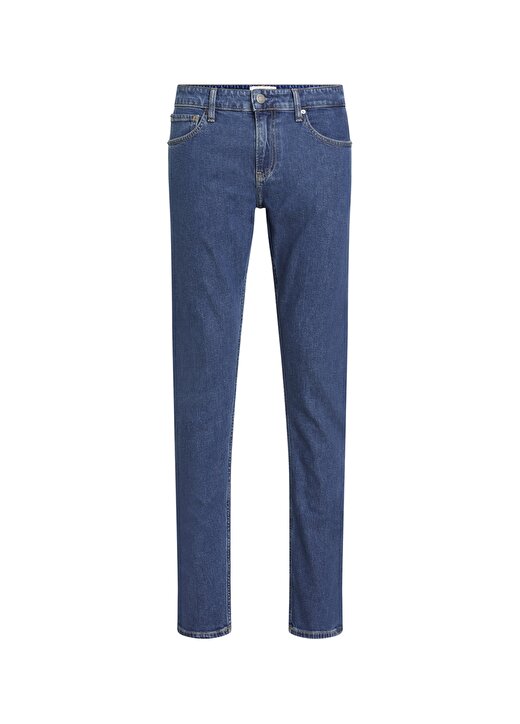 Calvin Klein Normal Bel Normal Paça Slim Fit Mavi Erkek Denim Pantolon K10K1107081BJ 3