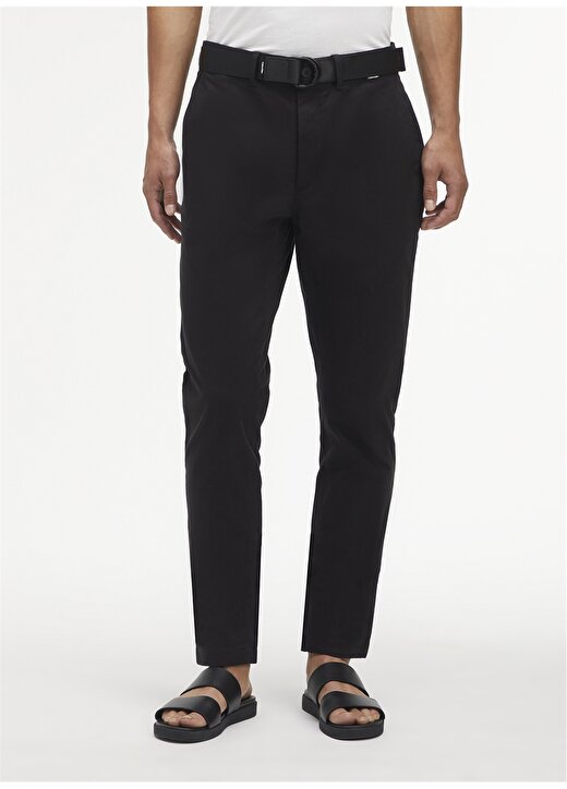 Calvin Klein Normal Bel Normal Paça Slim Fit Siyah Erkek Pantolon K10K110979BEH 1