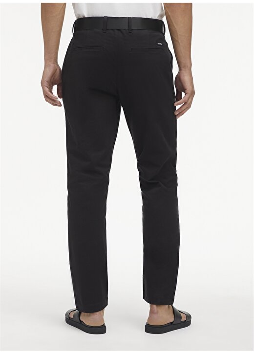 Calvin Klein Normal Bel Normal Paça Slim Fit Siyah Erkek Pantolon K10K110979BEH 2