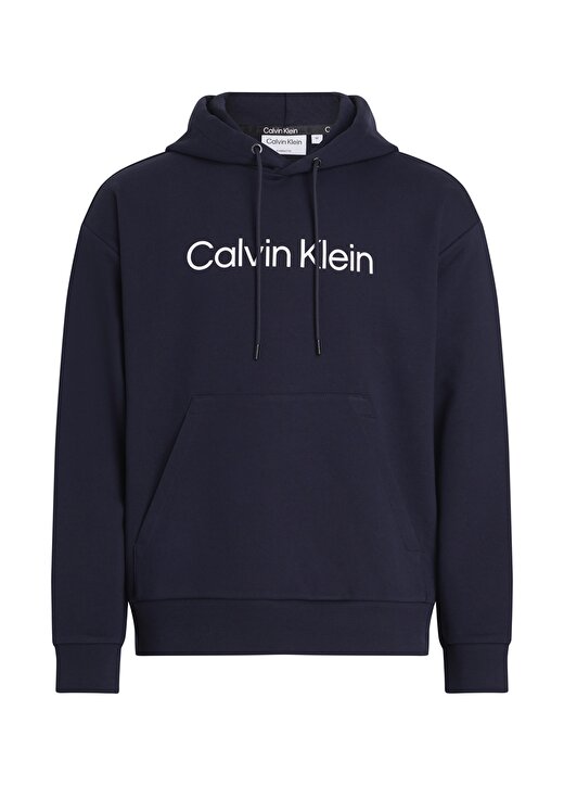 Calvin Klein Kapüşon Yaka Mavi Erkek Sweatshırt K10K111345CHW 1
