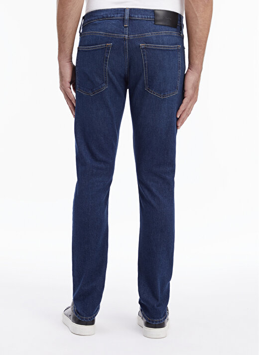 Calvin Klein Normal Bel Normal Paça Slim Fit Mavi Erkek Denim Pantolon K10K1114561BJ 2