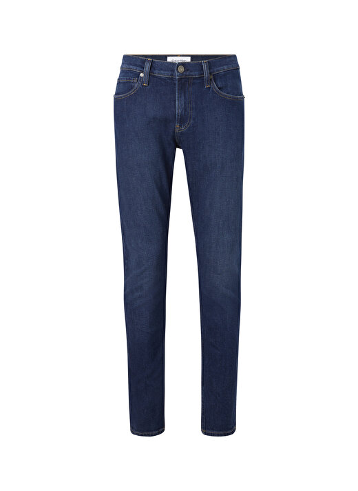 Calvin Klein Normal Bel Normal Paça Slim Fit Mavi Erkek Denim Pantolon K10K1114561BJ 4