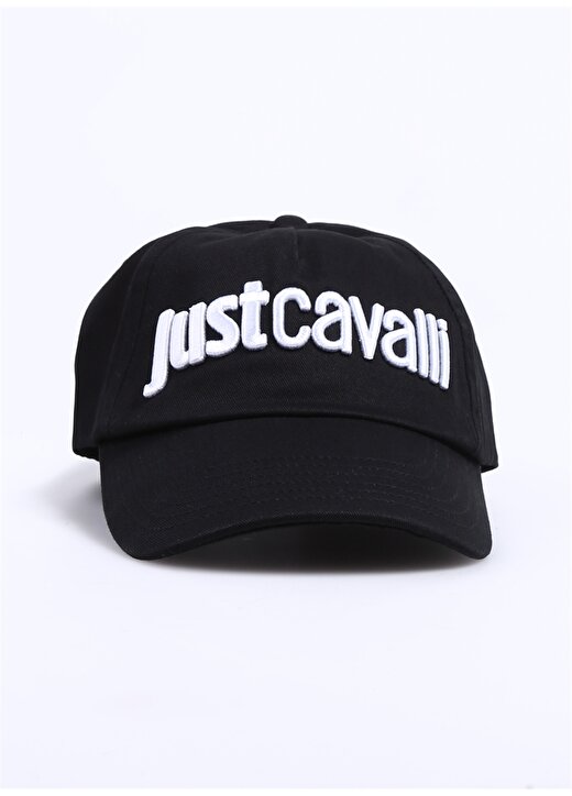 Just Cavalli Siyah - Beyaz Kadın Şapka 74RBZK30 1