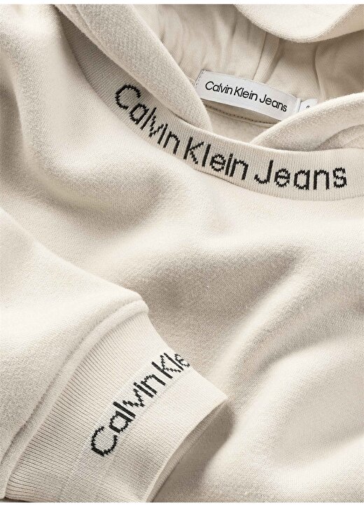Calvin Klein Düz Erkek Çocuk Gri Sweatshırt IB0IB01689PGB 2
