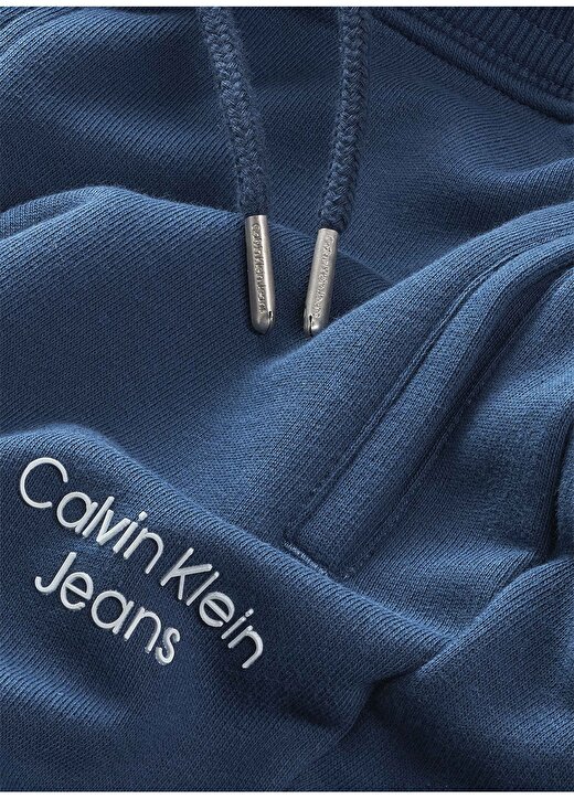 Calvin Klein Lastikli Paça Mavi Erkek Çocuk Eşofman Altı IB0IB01282C5F 3