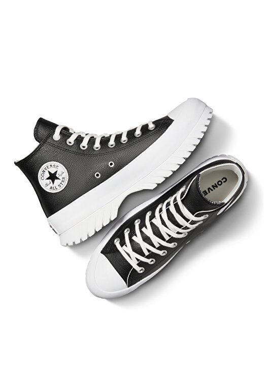 Converse Siyah Kadın Deri Lifestyle Ayakkabı A03704C CHUCK TAYLOR ALL STAR LU 2