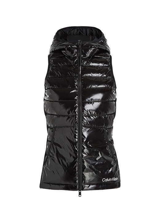 Calvin Klein Siyah Kadın Kapüşonlu Şişme Yelek 00GWF3O509BAE HYBRID - Padded Vest 1