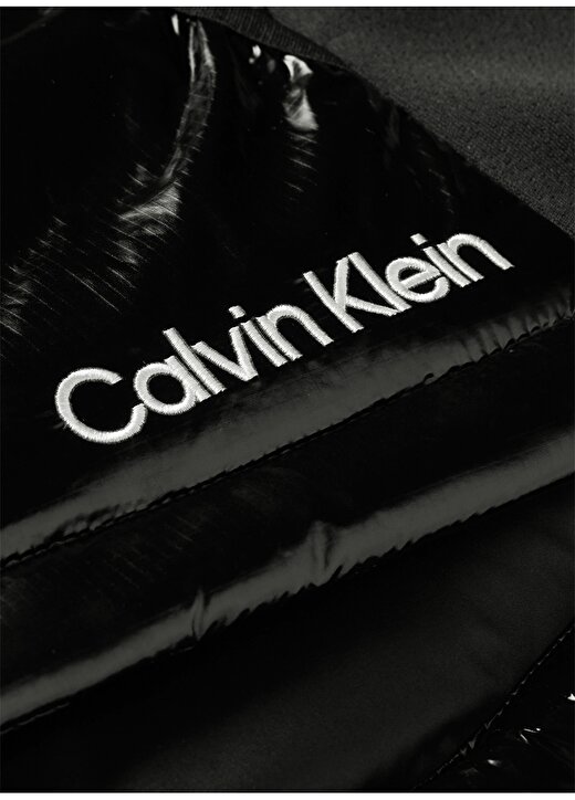 Calvin Klein Siyah Kadın Kapüşonlu Şişme Yelek 00GWF3O509BAE HYBRID - Padded Vest 4