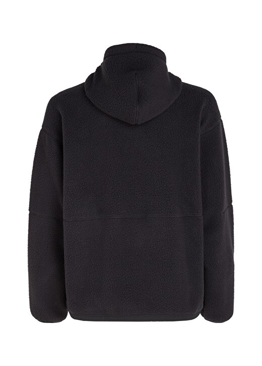 Calvin Klein Siyah Erkek Kapüşonlu Sweatshirt 00GMF3W315BAE WO/PW - SHERPA HOOD 2