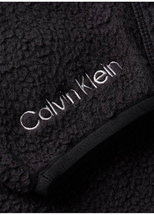 Calvin Klein Siyah Erkek Kapüşonlu Sweatshirt 00GMF3W315BAE WO/PW - SHERPA HOOD 3