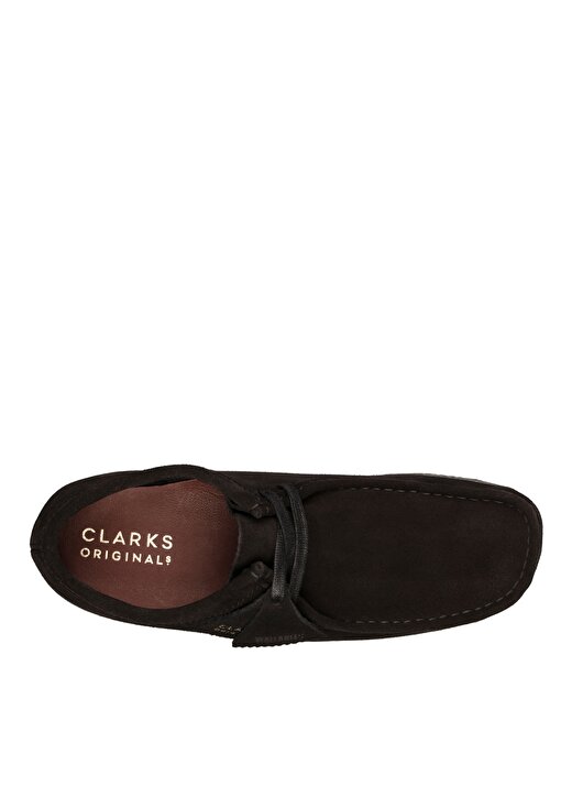 Clarks Siyah Erkek Süet Günlük Ayakkabı Wallabee 3