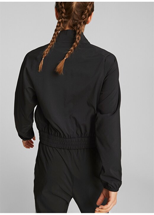 Puma Siyah Kadın Dik Yaka Zip Ceket 52414201-Puma Fit Woven Fashion Jkt 2