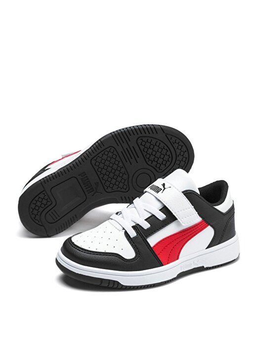 Puma Beyaz Erkek Çocuk Yürüyüş Ayakkabısı 37049207 Pm Rebound Layup Lo SL V P 4