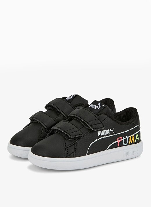 Puma Siyah Bebek Yürüyüş Ayakkabısı 38620101 Smash v2 Home School V Inf  2