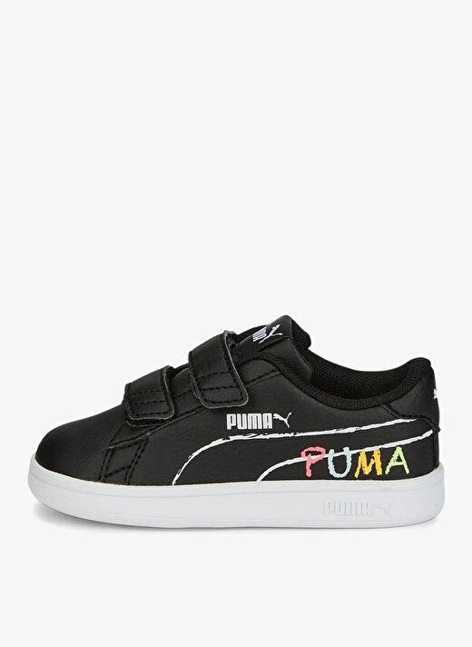 Puma Siyah Bebek Yürüyüş Ayakkabısı 38620101 Smash v2 Home School V Inf  4