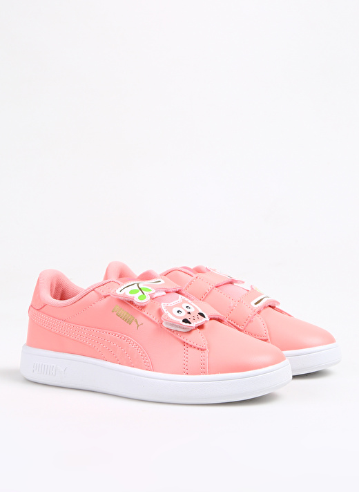 Puma Pembe Kız Çocuk Yürüyüş Ayakkabısı 39443402 Puma Smash 3.0 Owl V PS  2