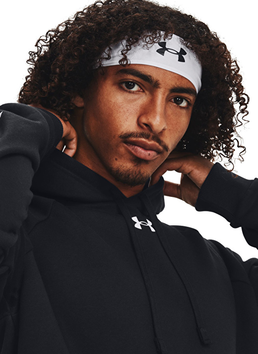 Under Armour Siyah Erkek Eşofman Takımı 1379768-001 UA Rival Fleece Suit   3