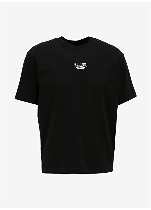 Reebok Siyah Kadın Yuvarlak Yaka T-Shirt IL4642 CLASSICS RELAXED F 1