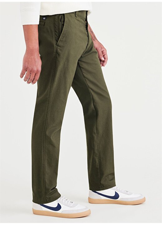 Dockers Normal Bel Slim Paça Slim Fit Yeşil Erkek Pantolon 79488-0173 2