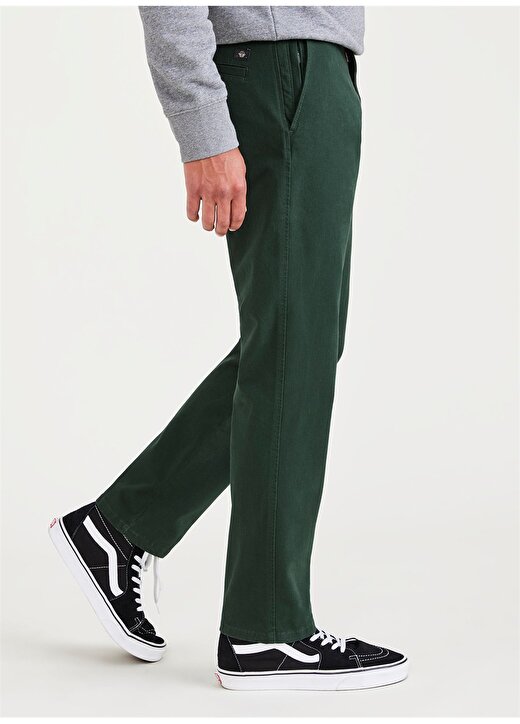 Dockers Normal Bel Slim Paça Slim Fit Yeşil Erkek Pantolon 79488-0179 3