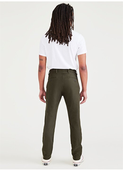 Dockers Normal Bel Normal Paça Skinny Fit Yeşil Erkek Pantolon A4264-0009 2