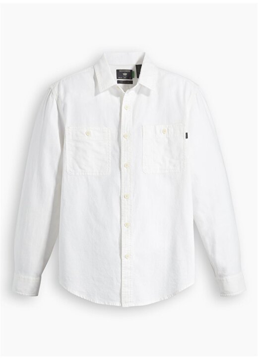 Dockers Regular Fit Gömlek Yaka Beyaz Erkek Gömlek A0877-0042 3