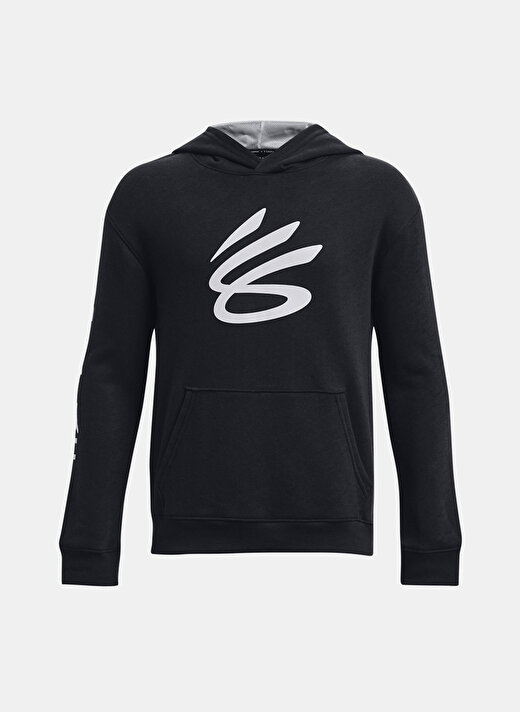 Under Armour Siyah Erkek Çocuk Sweatshirt 1380333-001 Curry Boys Splash Hoodi 1