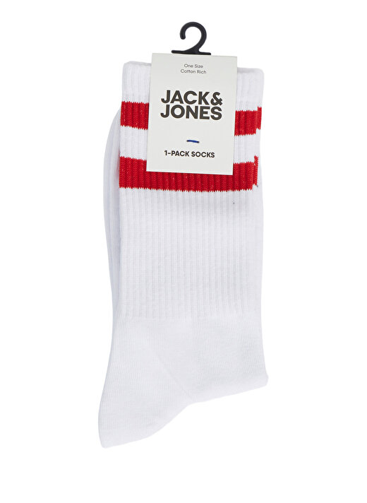 Jack & Jones Kırmızı Erkek Çorap 12240479_JACAEDAN TENNIS SOCK SN 2