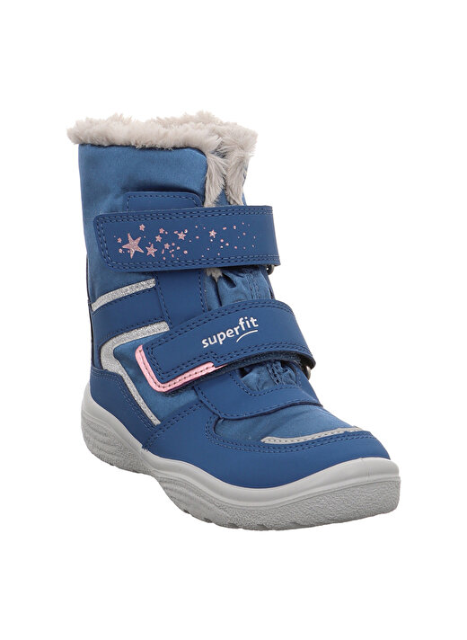 Superfit Mavi Kız Çocuk Gore-Tex Süet + Deri + Tekstil Bot CRYSTAL 1-009098-8020-2 2