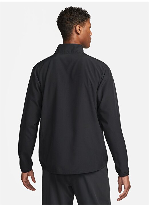 Nike Siyah - Gri - Gümüş Erkek Dik Yaka Regular Fit Ceket FB7499-010 M NK DF FORM JKT 2
